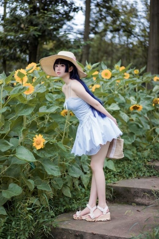 [喵糖映画]VOL.414 花园白裙 [37P/402MB]-1